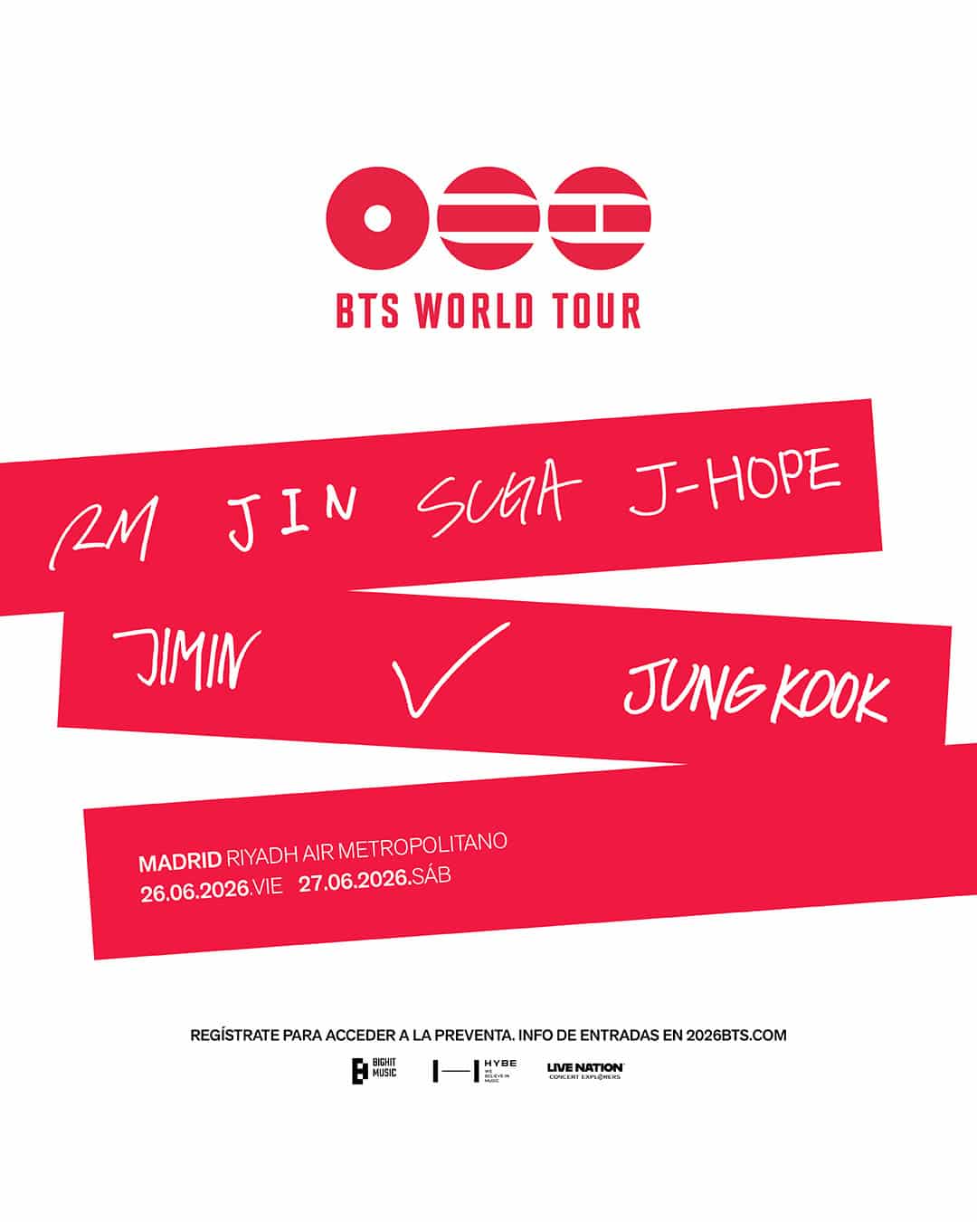 BTS kunngjør 2 Metropolitanos 360º