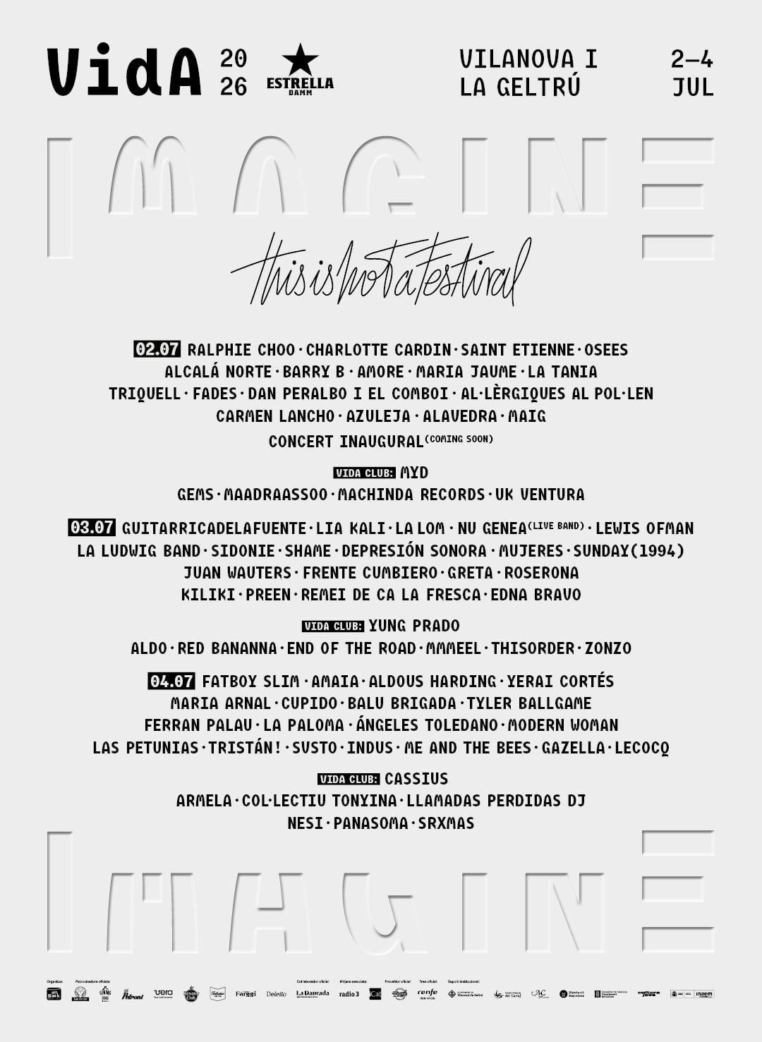 VIDA 2026 er fullført med Lia Kali, Mujeres, Yung Prado...