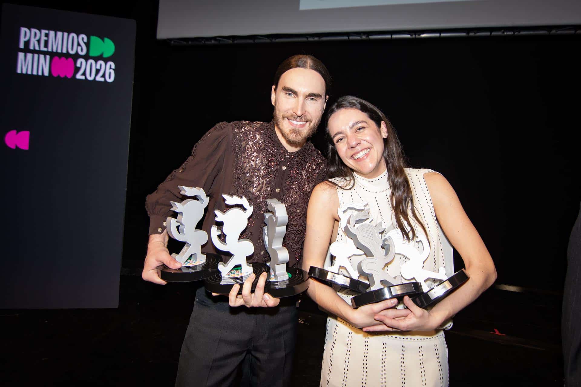 Carlos Ares og Valeria Castro triumferer under MIN 2026 Awards
