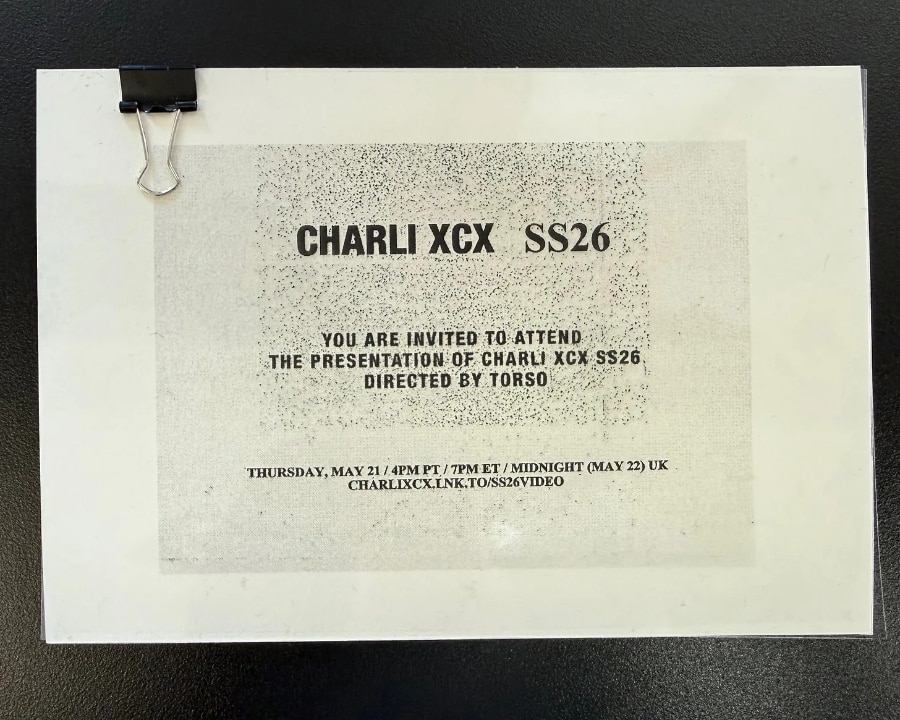 Charli xcx avslører teksten til 'SS26', ut denne torsdagen