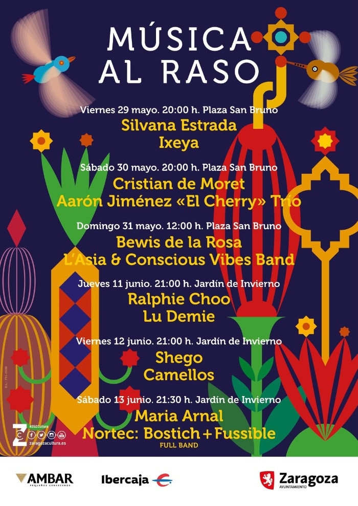 Ralphie Choo, Silvana Estrada, Maria Arnal... gratis i Zaragoza