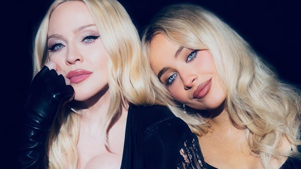 Sporet forynger Madonna i hele videoen til 'Bring Your Love'