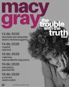 Macy Gray annonserer 5 datoer i Spania