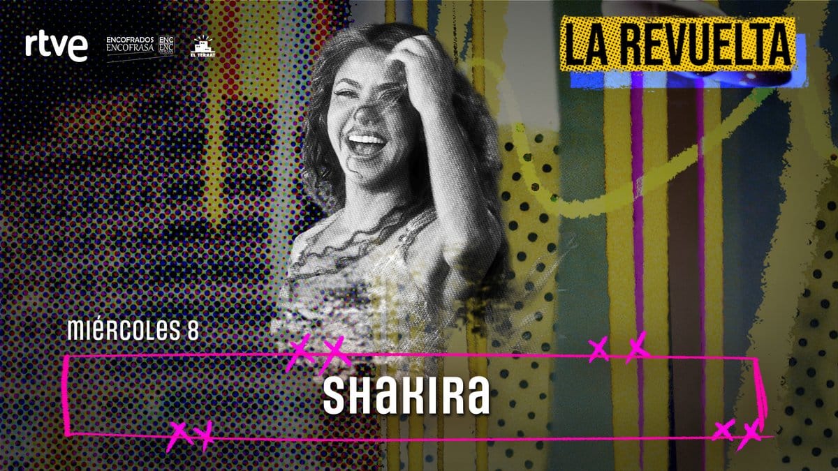 Shakira kommer inn i La Revuelta via videosamtale
