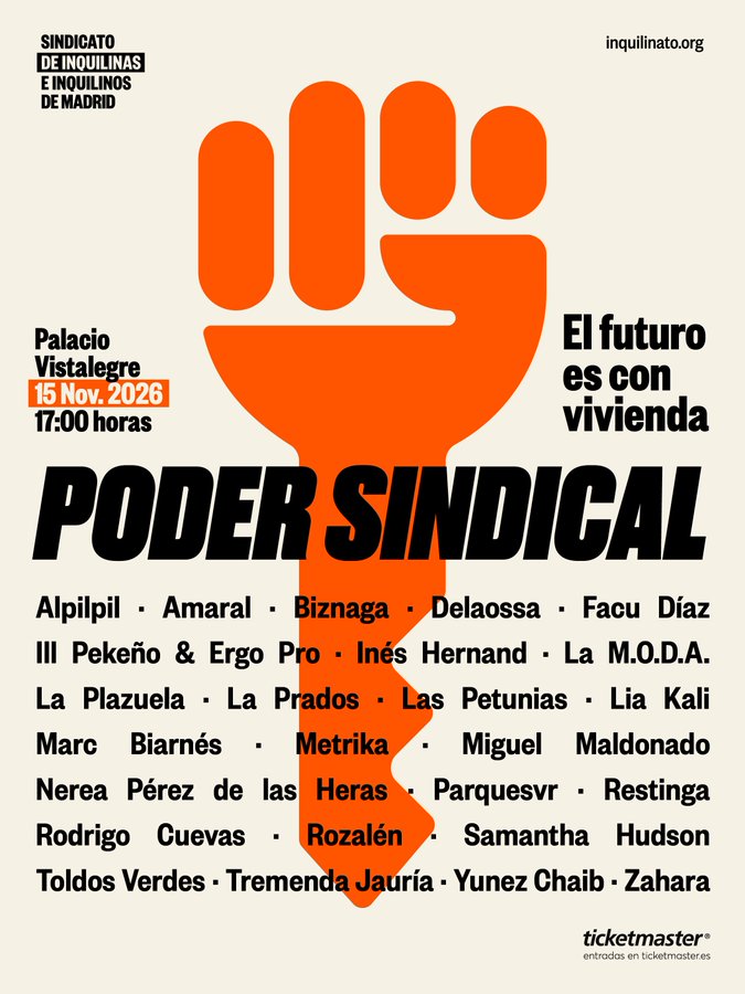 Amaral, Zahara, Biznaga, Samantha Hudson ... i Union Power