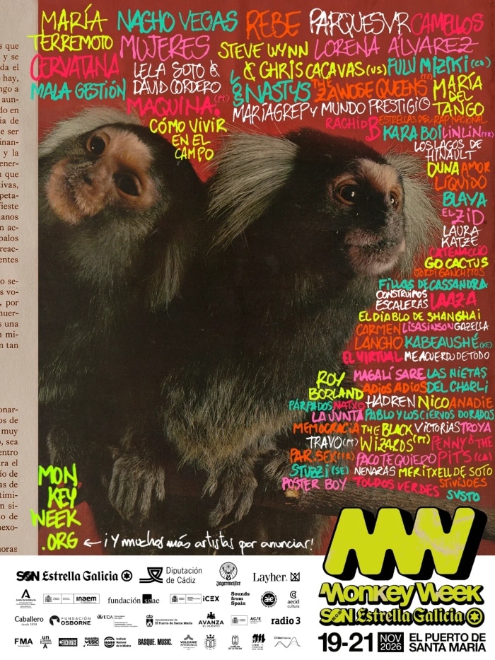Monkey Week legger til Lorena Álvarez, Los Nastys og 32 artister til